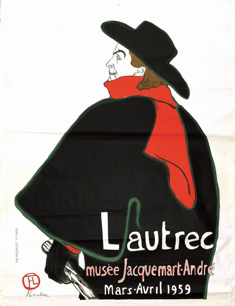 Henri de Toulouse-Lautrec (1864-1901) LAUTREC MUSEE JACQUEMART-ANDRÉ  - Auction Posters - Cambi Casa d'Aste