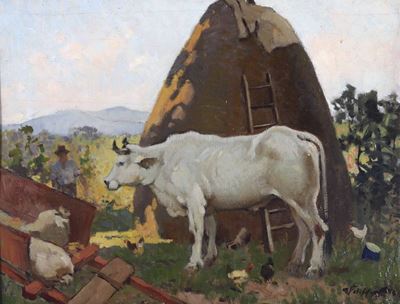Cafiero Filippelli (1889-1973)scena Campestre