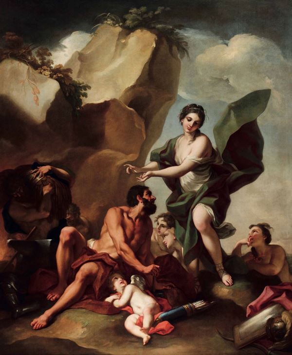 Antonio Balestra (Verona 1666-1740) Teti nella fucina di Vulcano