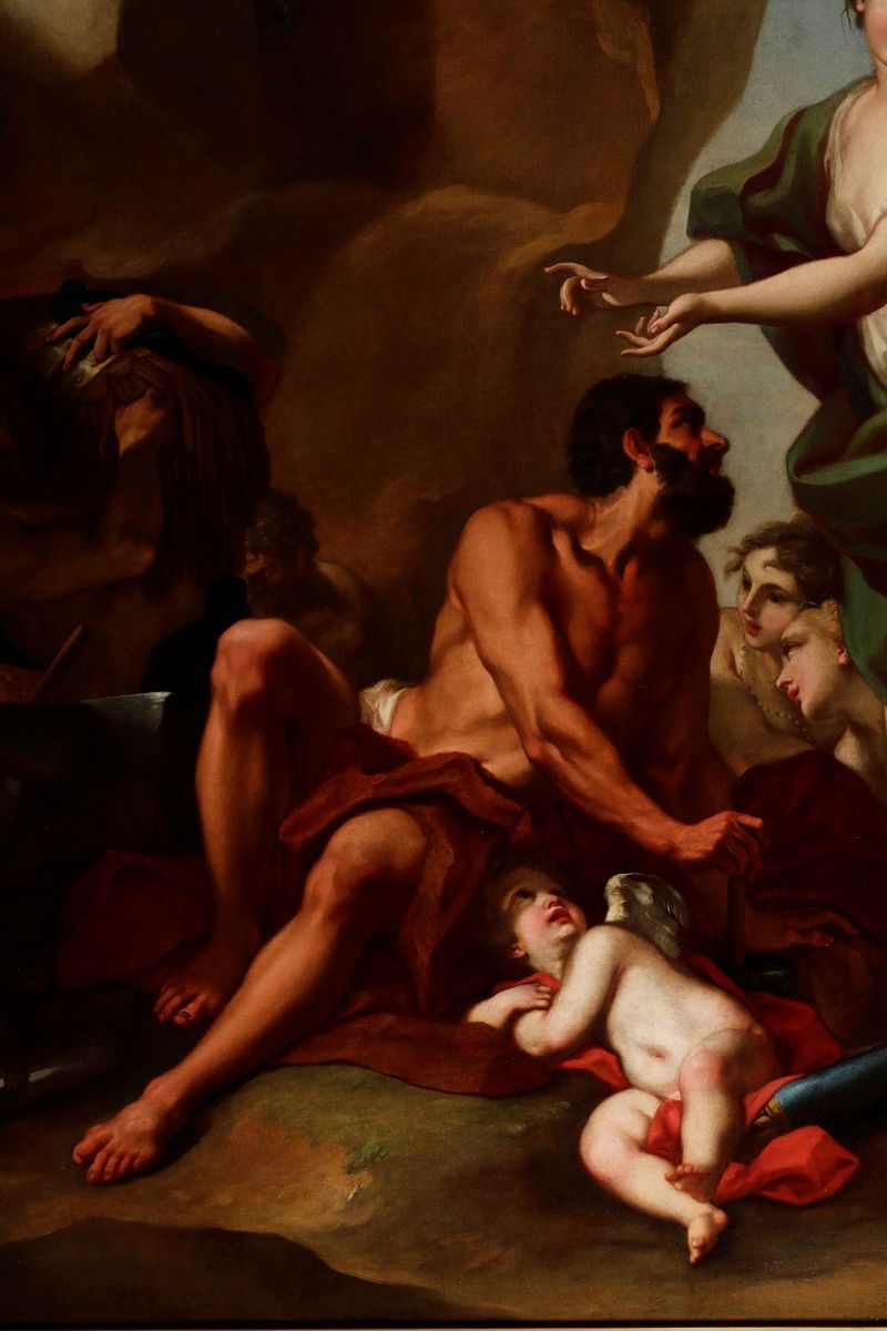 Antonio Balestra (verona 1666-1740)teti nella Fucina di Vulcano