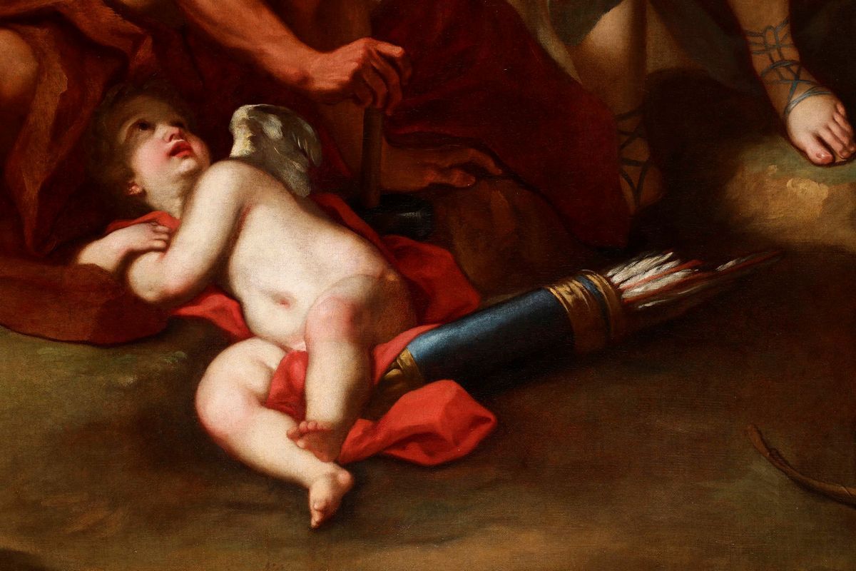 Antonio Balestra (verona 1666-1740)teti nella Fucina di Vulcano