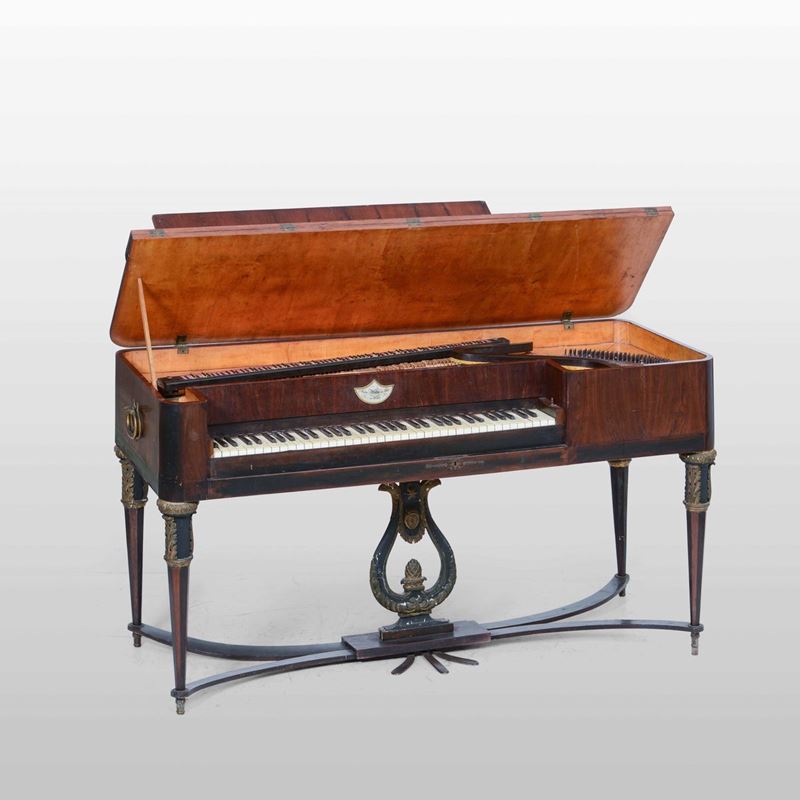 Fortepiano, Anton Walter und Sohn, Vienna XIX secolo  - Auction Works and furnishings from Lombard collections and other provinces - Cambi Casa d'Aste