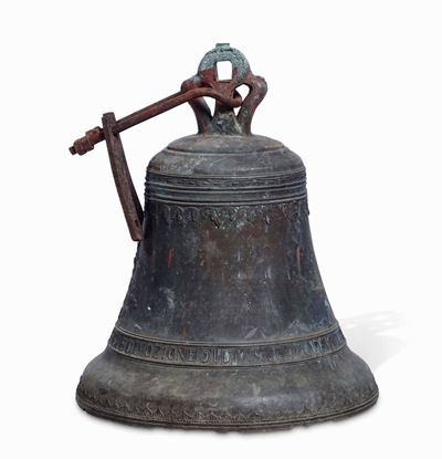 Campana Bronzo Fuso Fonditore Ripandelli, 1864