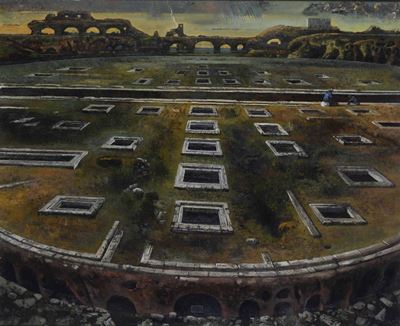 Eugene Gustavovitch Berman (1899-1972)the Circle Of a Phlegrean Amphitheatre - Roma, 1959