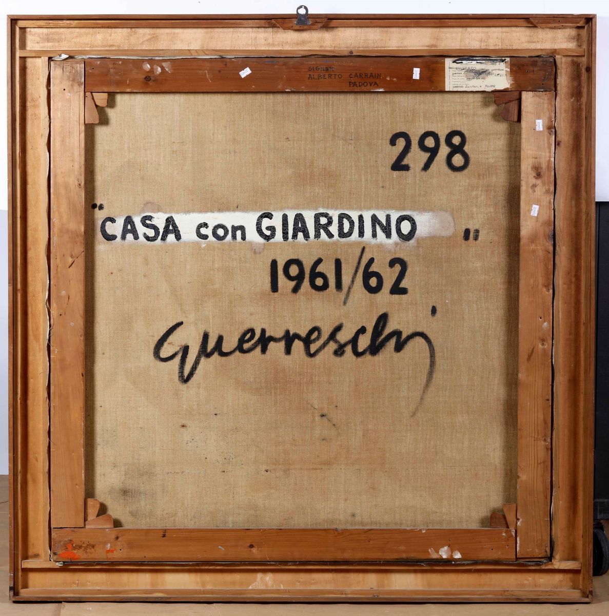 Giuseppe Guerreschi (1929-1985)casa con Giardino, 1961-1962
