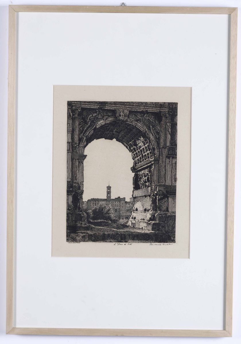 Benvenuto Disertori (1877 - 1969)L’arco di Tito