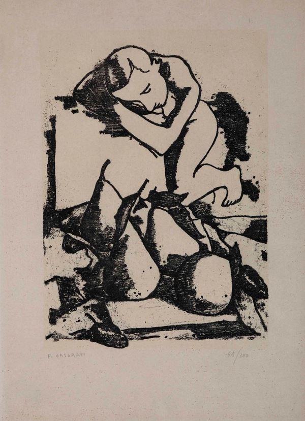 Felice Casorati (1883-1963) Due litografie