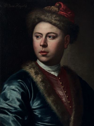 Johann Kupezky (pezinok 1666 - Norimberga 1740)ritratto di William Hogarth