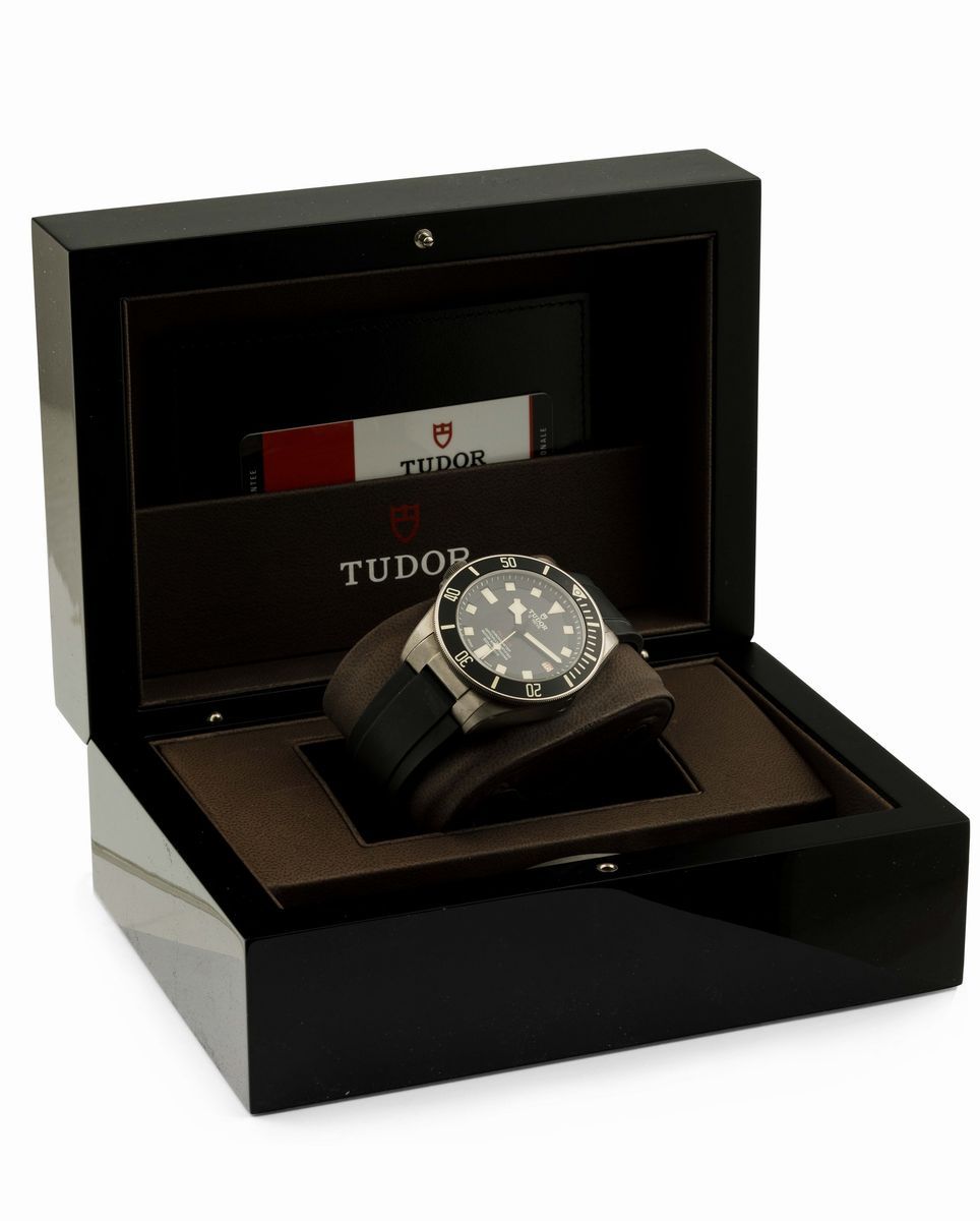 Tudor - Pelagos Titanium per Mancini. Bracciale in Titanio Estensibile e Cinturino in Caucciù di ...
