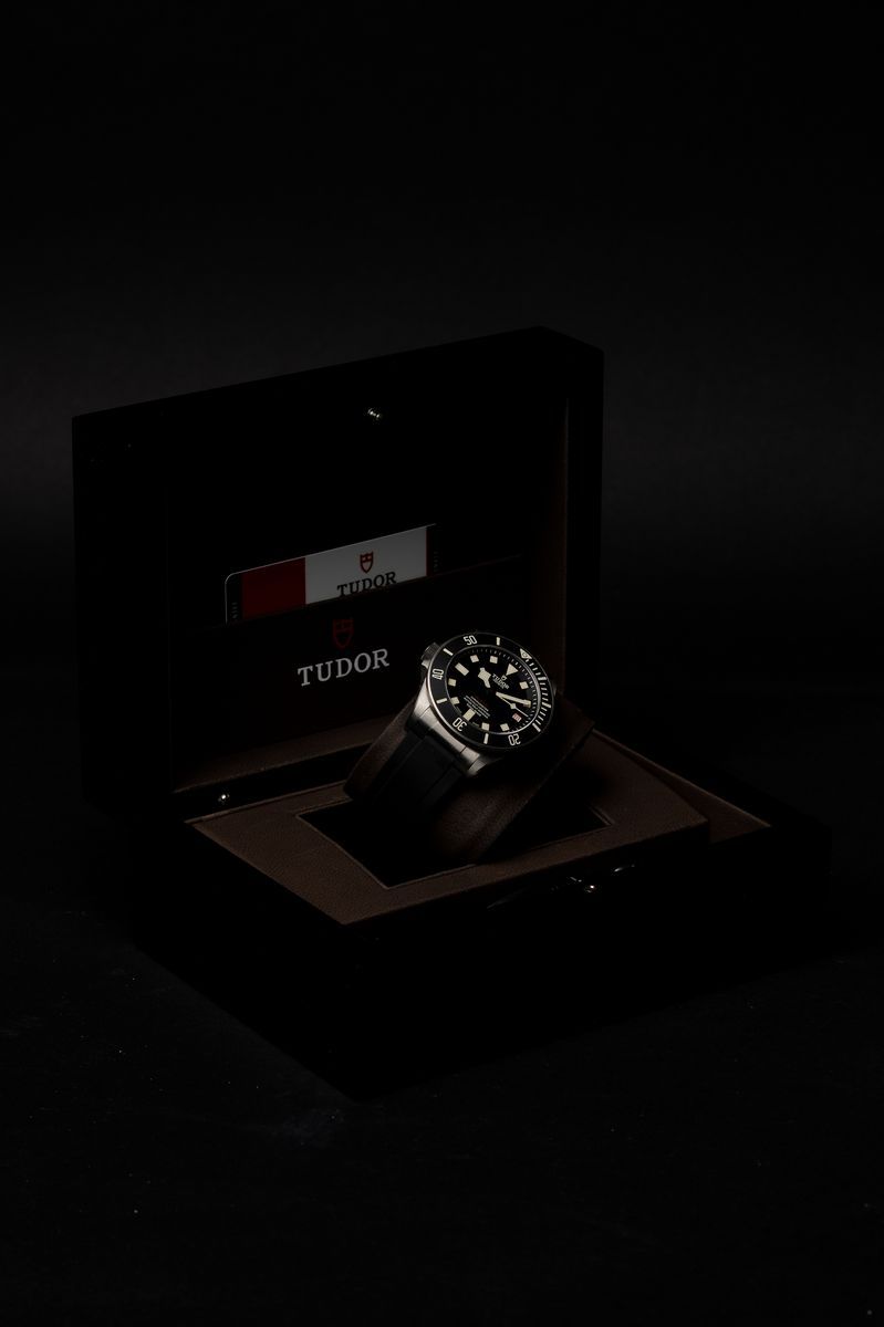 Tudor - Pelagos Titanium per Mancini. Bracciale in Titanio Estensibile e Cinturino in Caucciù di ...