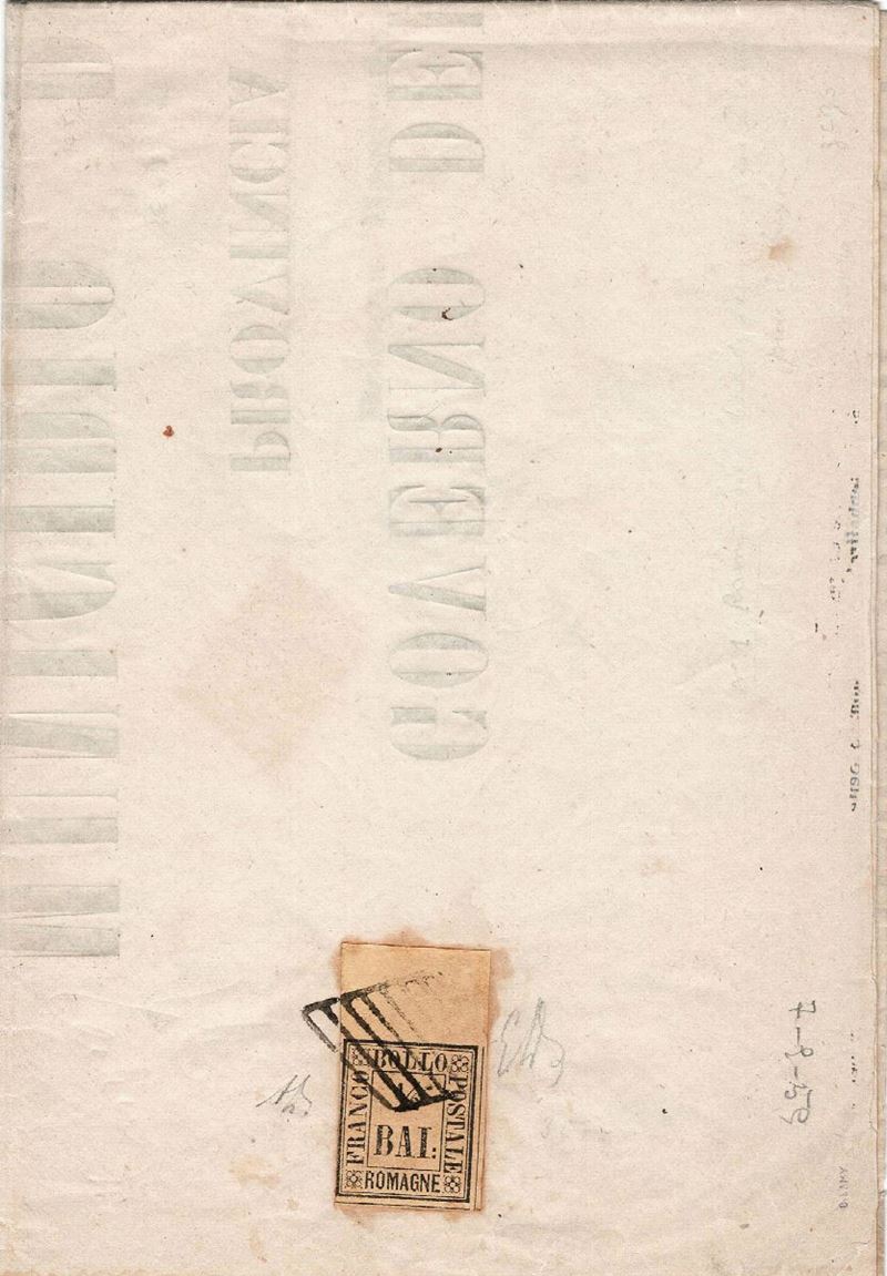 Manifesto/Avviso per una Fiera, da Calderara (BO) ad Anzola (BO) del 7 settembre 1859  - Asta Storia Postale del Risorgimento - Cambi Casa d'Aste