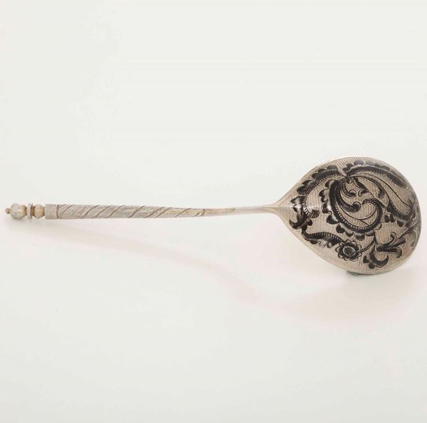 A silver spoon, Moscow, 1800s