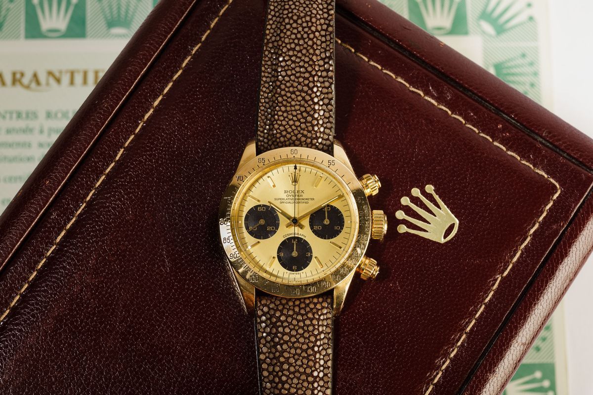 Rolex - Oyster Superlative Chronometer Cosmograph, Ref 6265/8 Daytona in Oro 18k, 1986, Raro Esem...