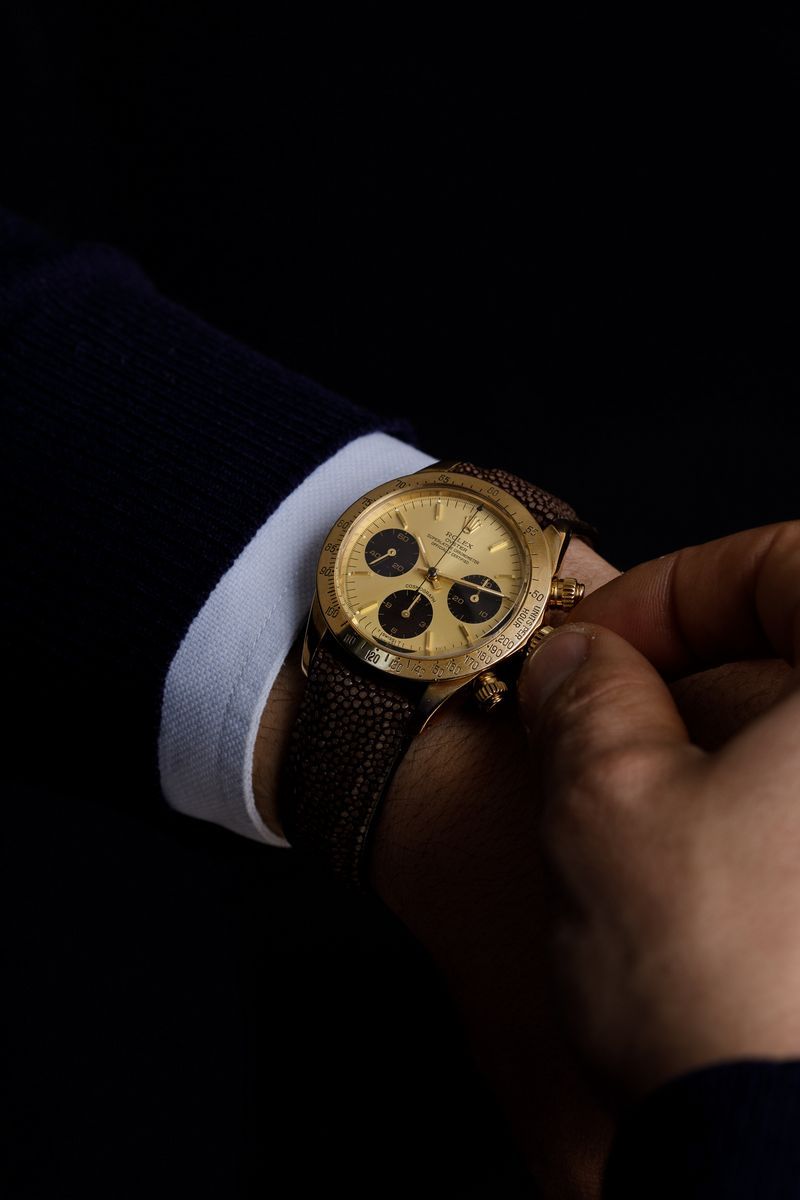Rolex - Oyster Superlative Chronometer Cosmograph, Ref 6265/8 Daytona in Oro 18k, 1986, Raro Esem...