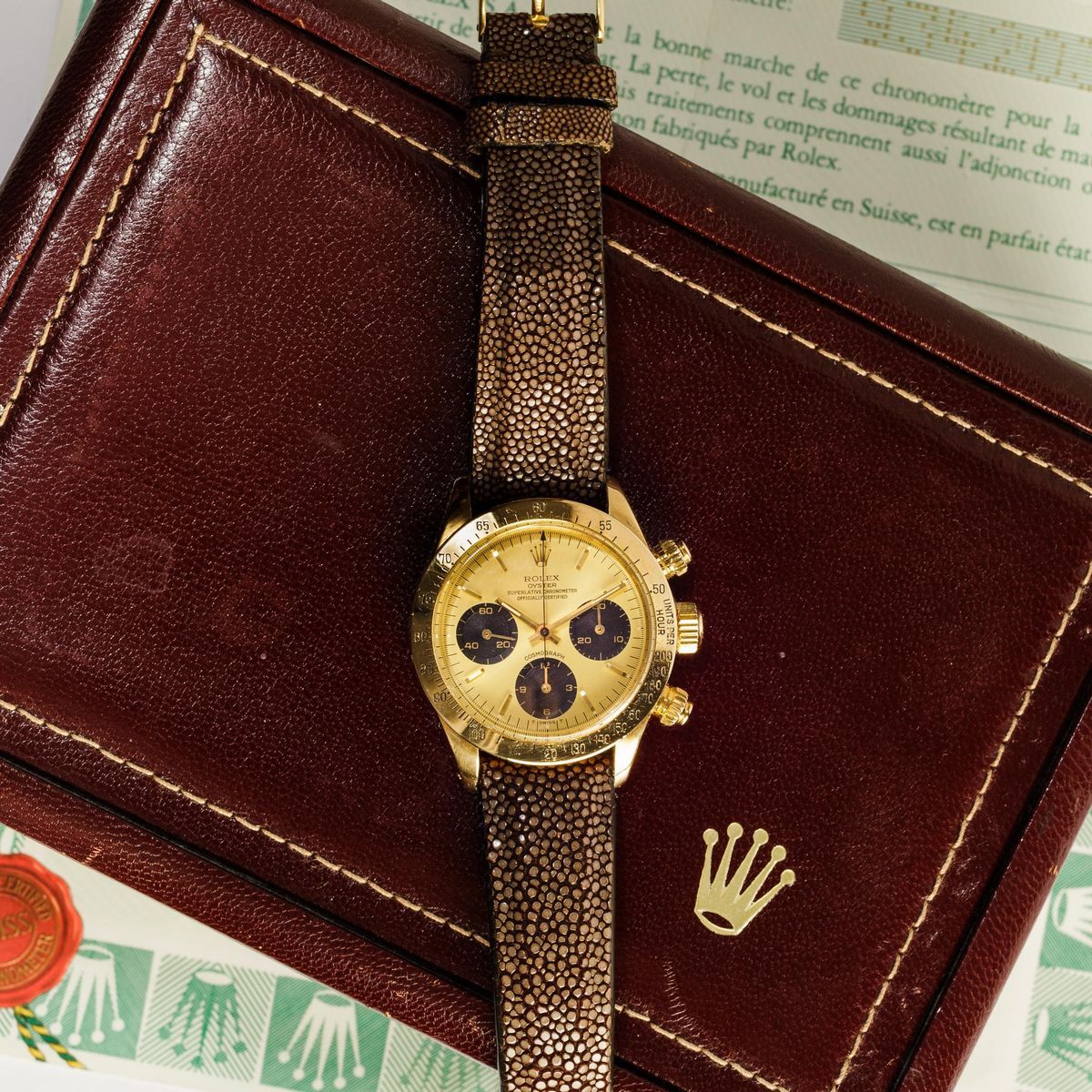 Rolex - Oyster Superlative Chronometer Cosmograph, Ref 6265/8 Daytona in Oro 18k, 1986, Raro Esem...