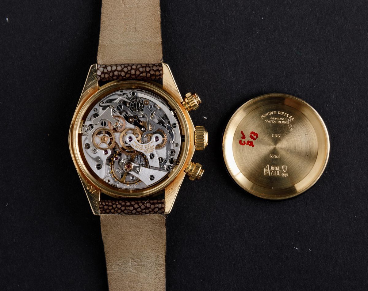 Rolex - Oyster Superlative Chronometer Cosmograph, Ref 6265/8 Daytona in Oro 18k, 1986, Raro Esem...
