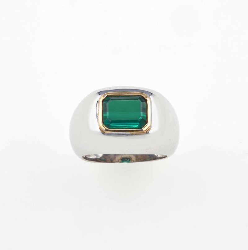 Anello con tormalina  - Auction Fine Jewels - III - Cambi Casa d'Aste