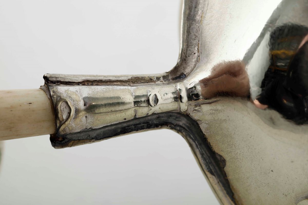 Insieme di Posate e Utensili da Cucina in Argento e Altri Materiali. Varie Manifatture del XX Sec...