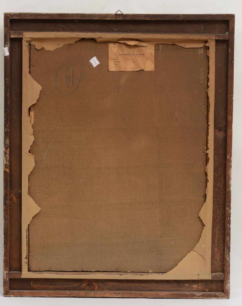 Walter Pozzi (1911-1989)veduta di Prato con Case