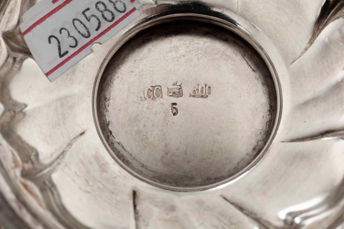 Servizio da Tè e Caffè in Argento, Agentiere Cesa Alessandria