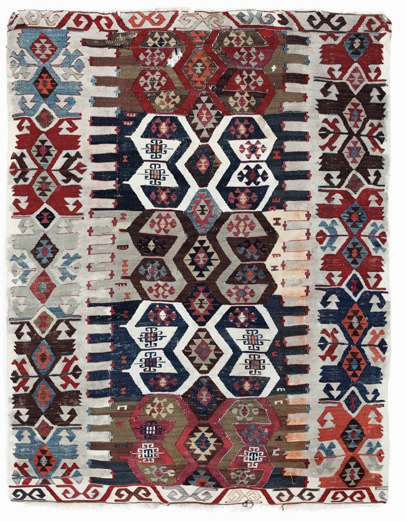 Kilim Konia, Anatolia fine XIX secolo  - Auction Carpets | Cambi Time - Cambi Casa d'Aste