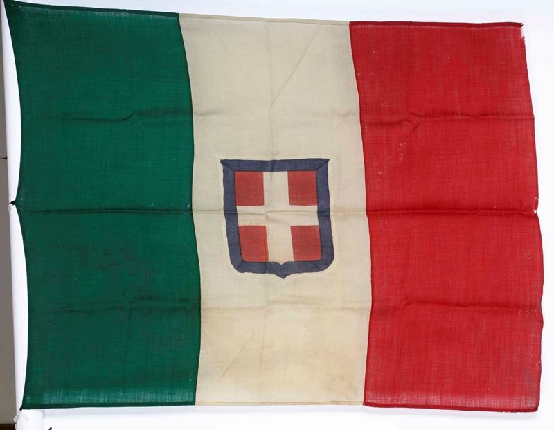 Bandiera italiana del regno di Savoia  - Asta Antiquariato Luglio | Cambi Time - Cambi Casa d'Aste