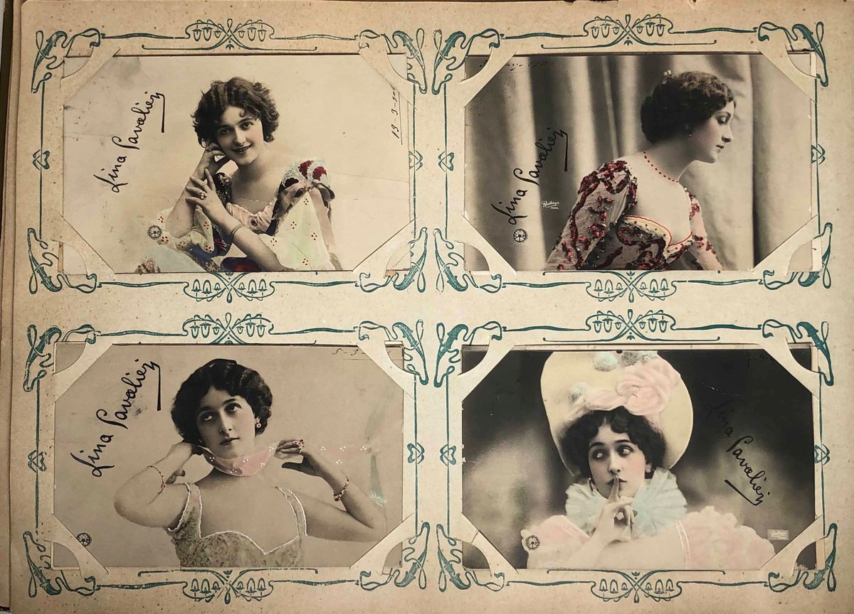 1900, Cartoline.