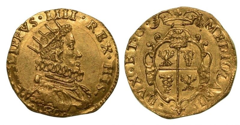 MILANO. Filippo IV, 1621-1665. Doppia da due o quadrupla 1630.  - Asta Numismatica - Cambi Casa d'Aste