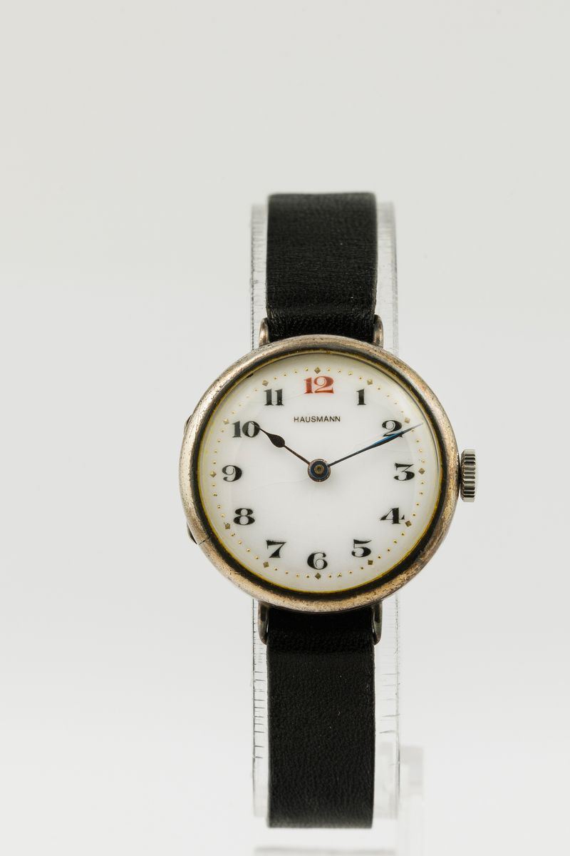HAUSMANN - Orologio da polso con cassa a cerniera in argento 925 e quadrante in smalto  - Auction Watches | Timed Auction - Cambi Casa d'Aste