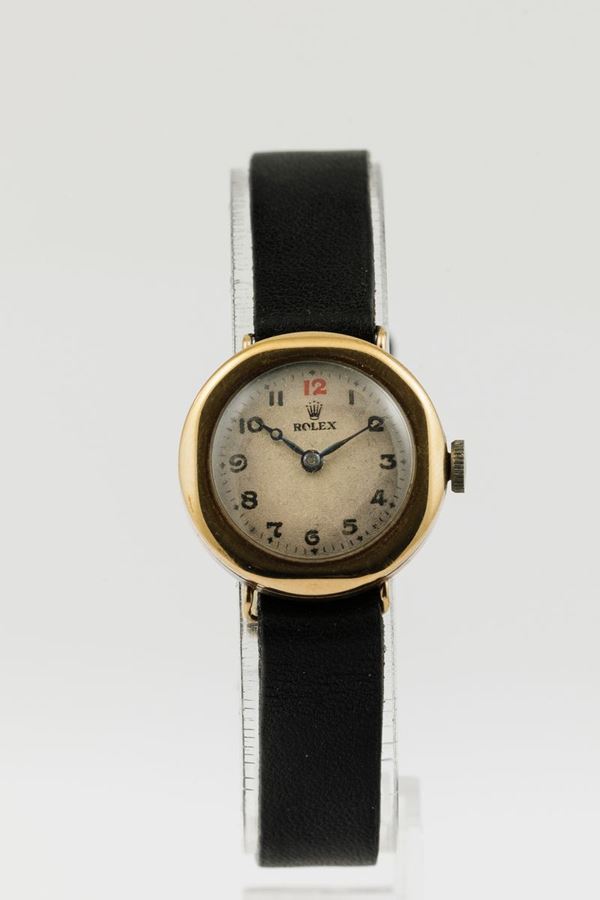 ROLEX - orologio da donna in oro 9k con numeri Arabi e lancette Breguet