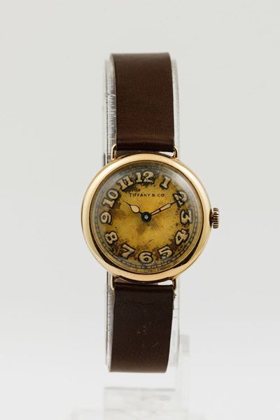 Tiffany/agassiz - Orologio da Donna Realizzato per Tiffany con Cassa in Oro 18k a Cerniera e Movi...