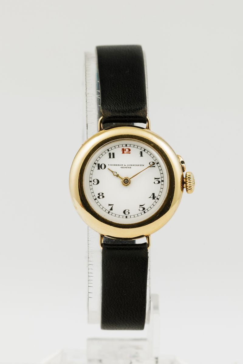 VACHERON & CONSTANTIN - Orologio da polso da donna con cassa tonda in oro 18k e quadrante in smalto bianco  - Auction Watches | Timed Auction - Cambi Casa d'Aste