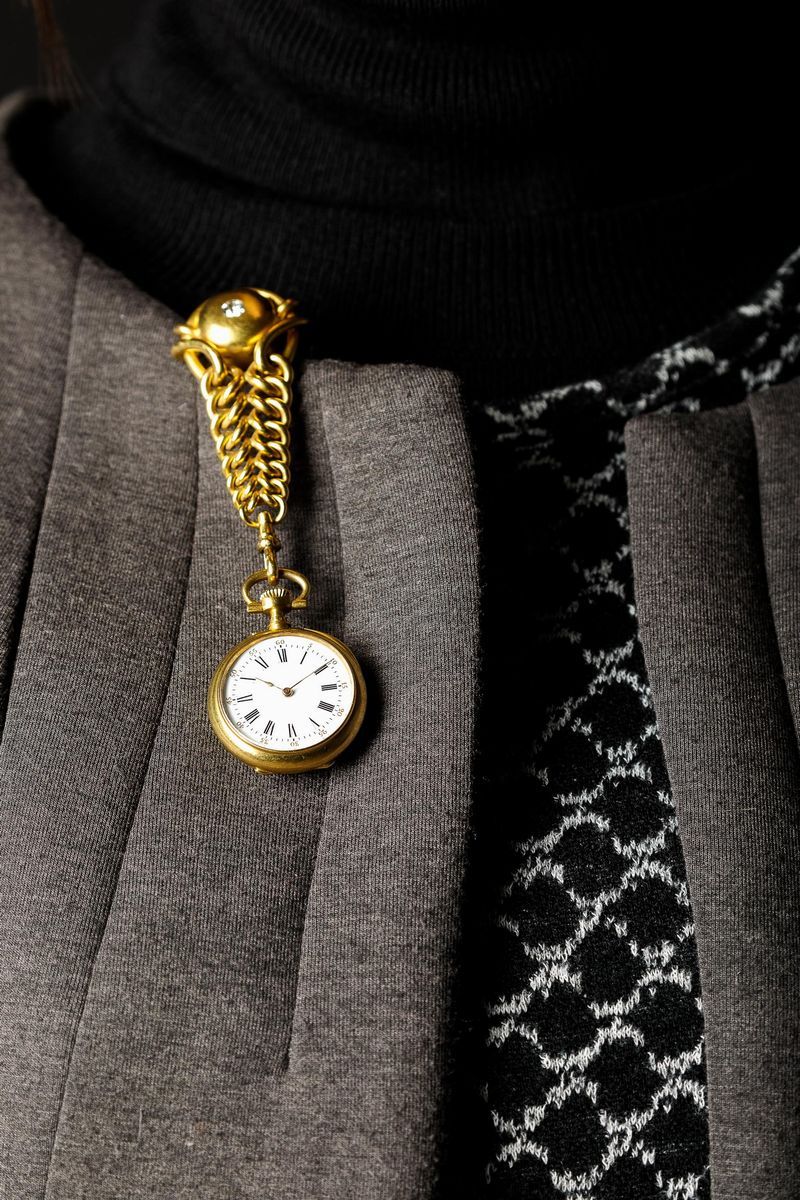 Orologio da Donna con Chatelaine da Cerimonia