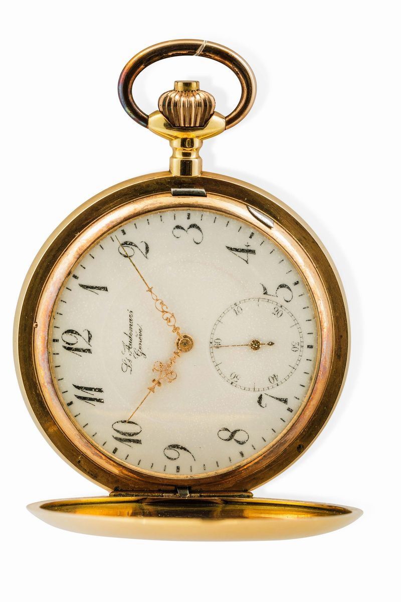 LOUIS AUDEMARS - Orologio da tasca cassa savonette in oro 18k con numerazione araba  - Auction Watches and Pocket Watches - Cambi Casa d'Aste