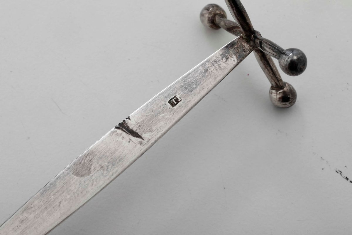 Sei Poggia Posate in Argento. Vienna 1861