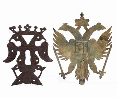 Boccachiave e Insegna con Aquila Bicipite Arte del XVIII-XIX Secolo