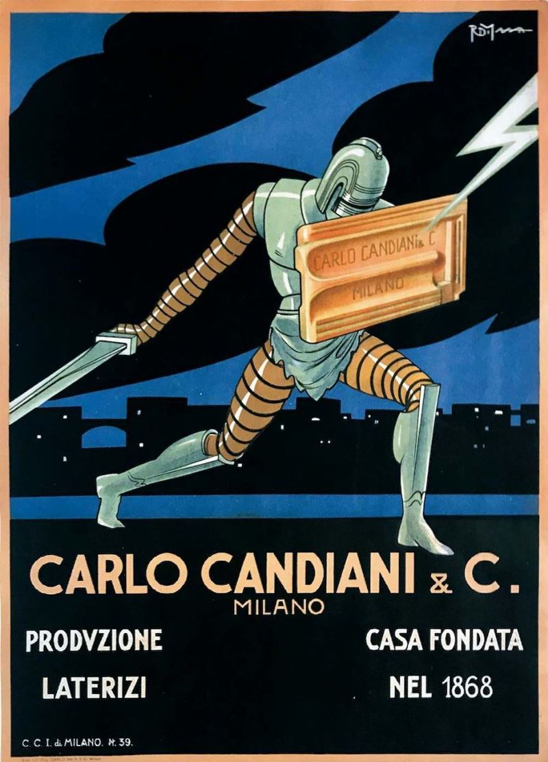 Romano di Massa (1898-1985) CARLO CANDIANI & C. MILANO  - Auction Vintage Posters - Cambi Casa d'Aste