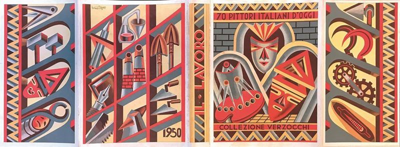 Fortunato Depero (1892-1960) IL LAVORO  - Auction Posters - Cambi Casa d'Aste
