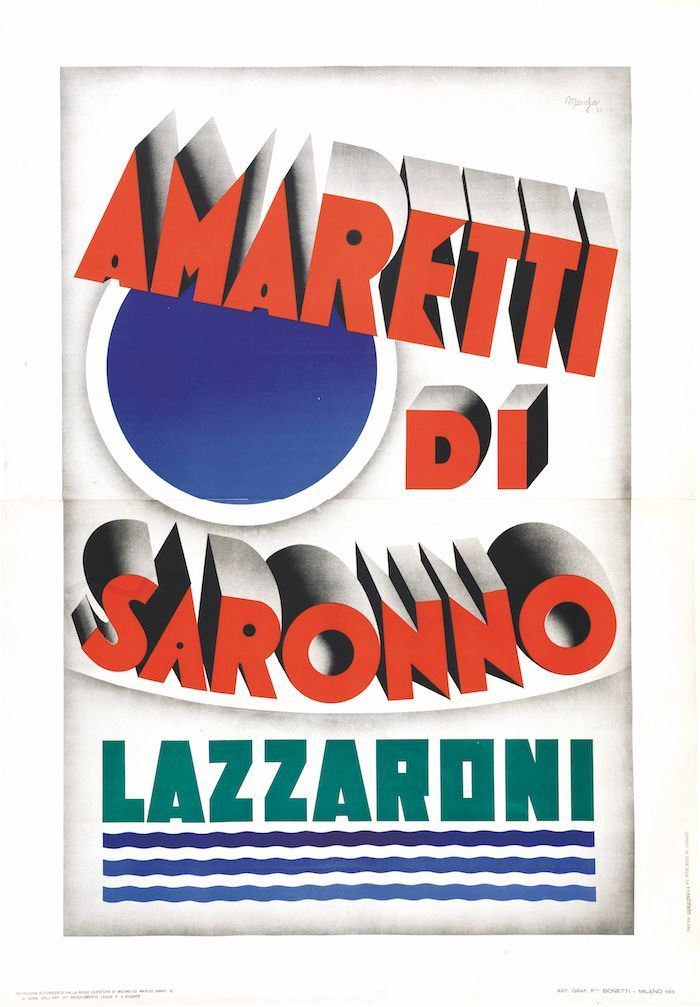 Pompeo Marchesi (1789 - 1858) BISCOTTI DI SARONNO LAZZARONI  - Auction Vintage Posters - Cambi Casa d'Aste