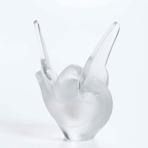 Vaso porta fiori in cristallo Lalique