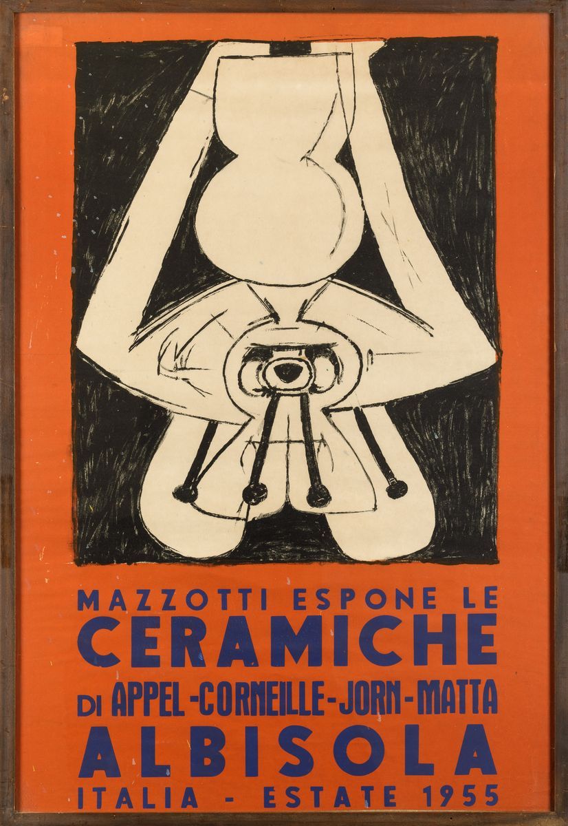 Roberto Matta (1911-2002)mazzotti Espone le Ceramiche di Appel  Corneille  Jorn  Matta& Albiso...