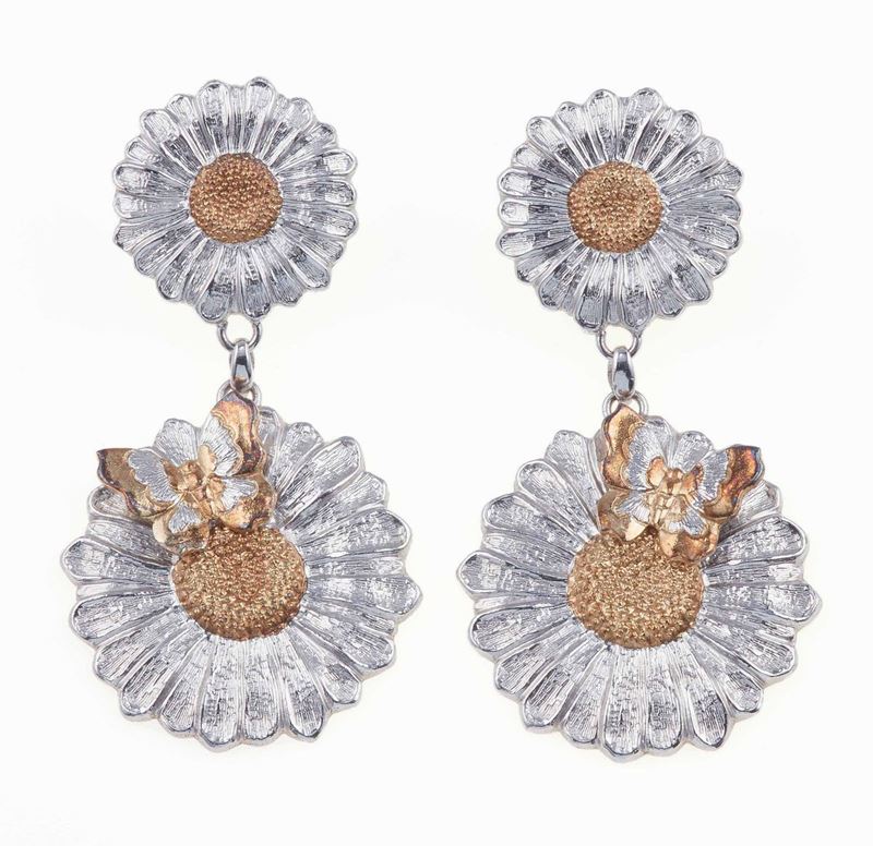 Pair of silver earrings. Signed Buccellati  - Auction Summer Jewels | Cambi Time - Cambi Casa d'Aste