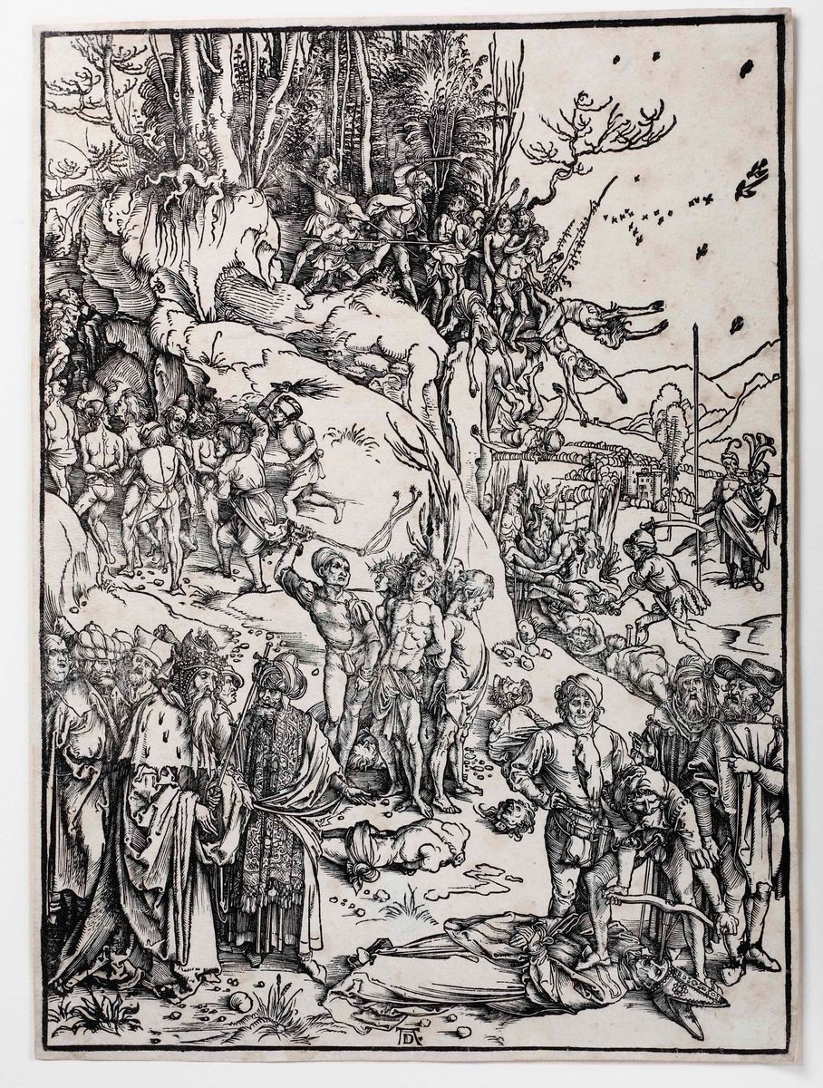 Albrecht Durer (norimberga 1471-1528)il Martirio dei 10000 (1496)