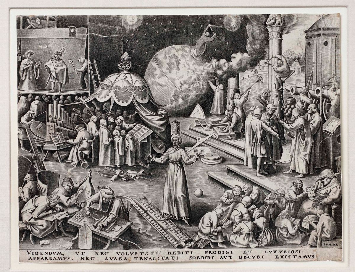 Pieter Bruegel il Vecchio. - Philippe Galle da Brugel (breda, 1525/1530 Circa – Bruxelles, 1569)l...