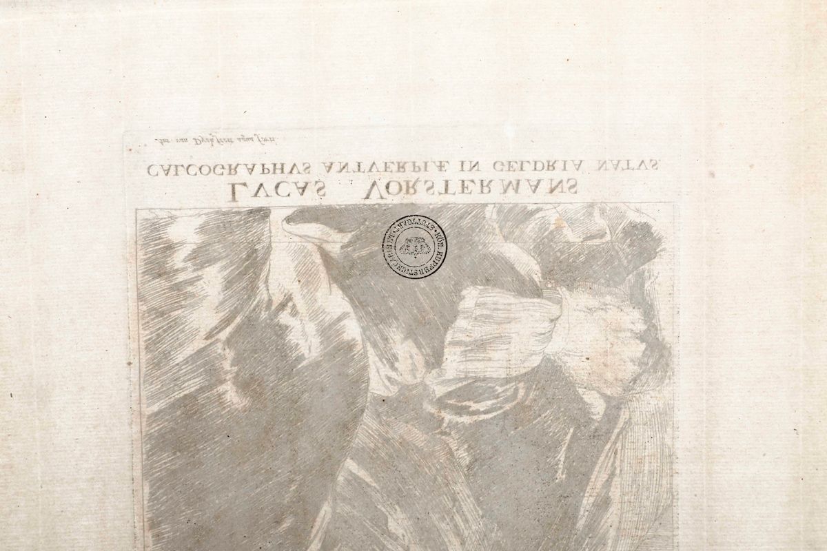 Antoon Van Dyck (anversa, 1599 – Londra, 1641)ritratto di Lucas Vorstermann
