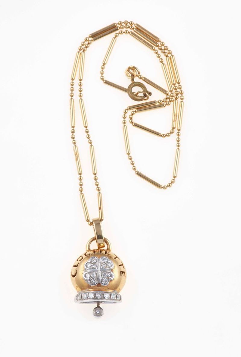 Gold and diamond necklace  - Auction Summer Jewels | Cambi Time - Cambi Casa d'Aste