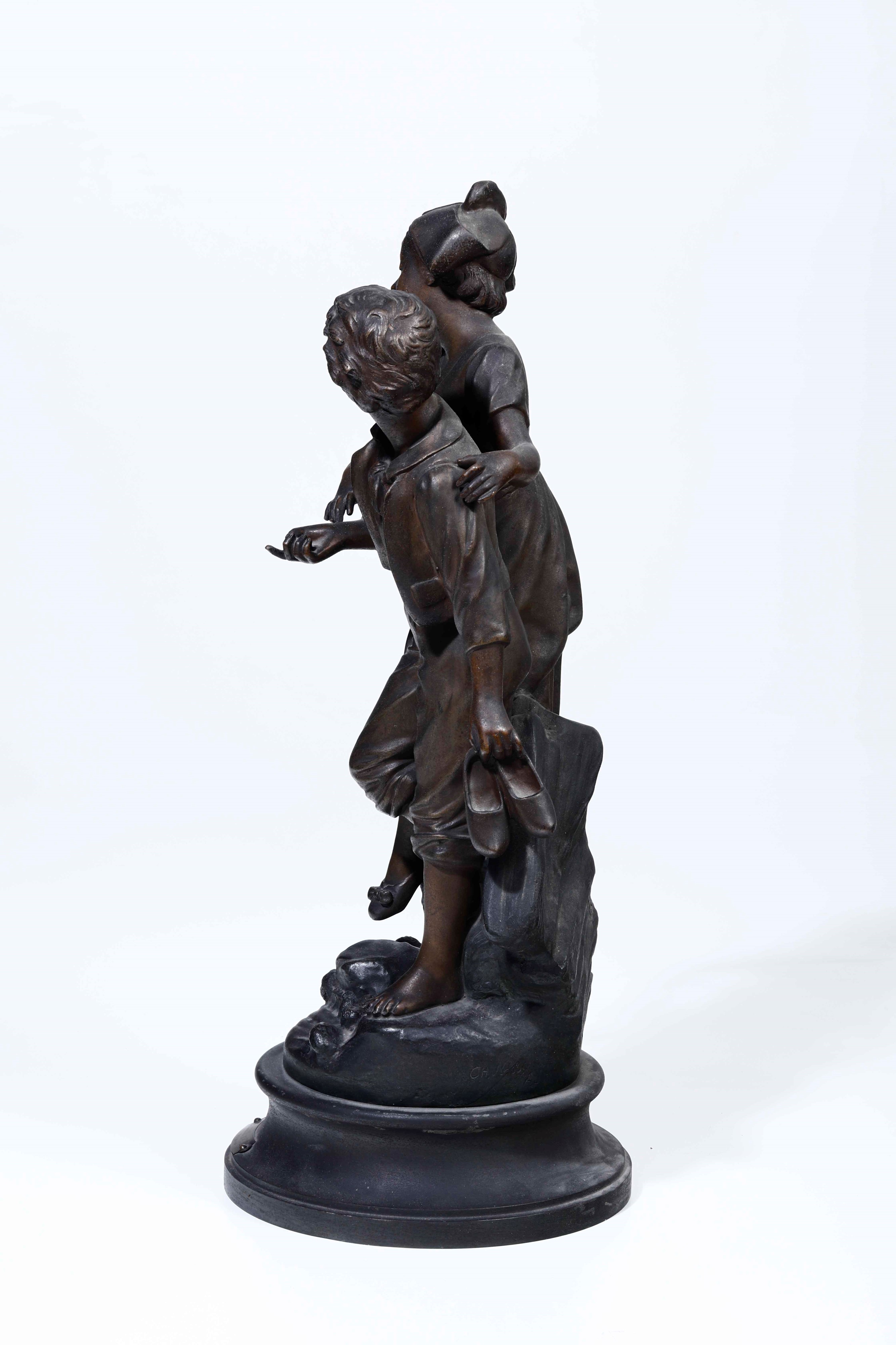 Da Modello di René Charles Massé (1855-1913). Fonditore del XX Secolo il Passaggio del Guado