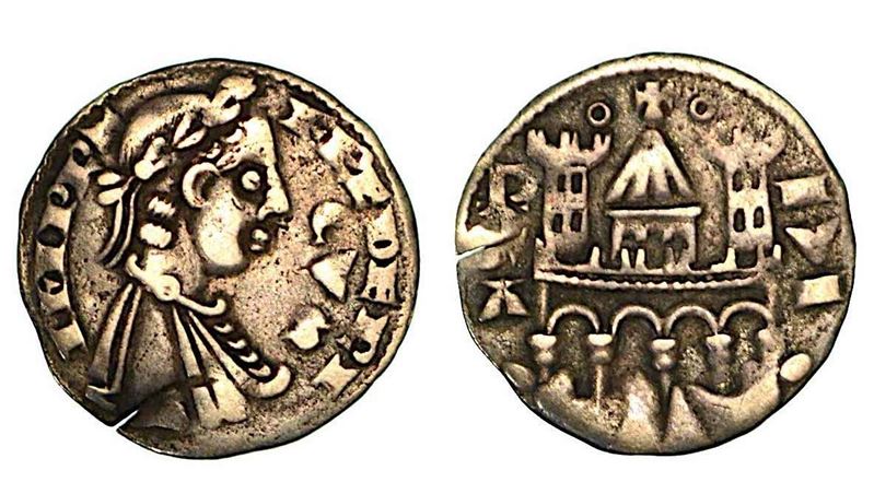 BERGAMO. Comune, a nome di Federico II (1194-1250). Grosso da 4 denari, anni 1236-1250.  - Asta Numismatica - Cambi Casa d'Aste