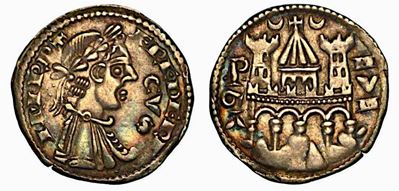 Bergamo. Comune, a Nome di Federico II (1194-1250). Grosso da 4 Denari, Anni 1236-1250.