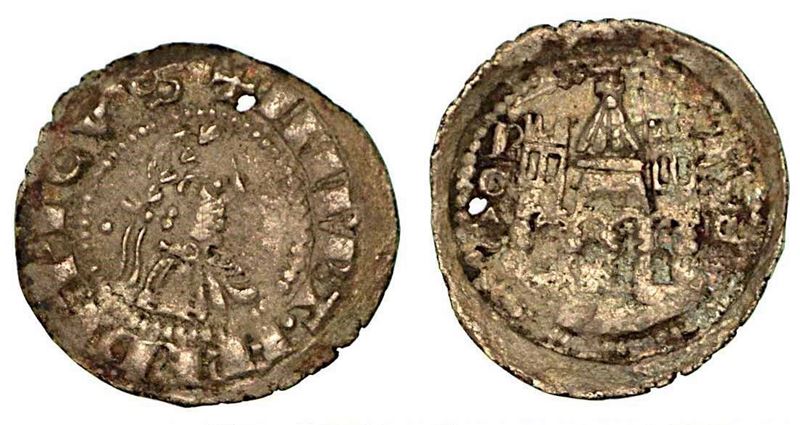 BERGAMO. Comune, a nome di Federico II (1194-1250). Denaro scodellato, anni 1236-1260.  - Auction Numismatics - Cambi Casa d'Aste